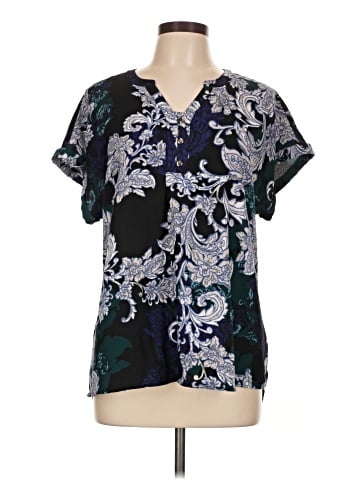 Dana Buchman Short Sleeve Blouse (view 1)