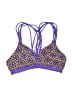 Unbranded Print Purple Swimsuit Top Size S - photo 1