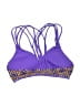 Unbranded Print Purple Swimsuit Top Size S - photo 2
