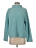 Vince. Solid Teal Turtleneck Sweater Size S - photo 1