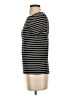Chico's 100% Cotton Stripes Black Short Sleeve Turtleneck Size Sm (0) - photo 5