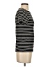 Chico's 100% Cotton Stripes Black Short Sleeve Turtleneck Size Sm (0) - photo 4