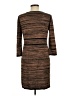 Spense Tweed Brown Casual Dress Size L (petite) - photo 2
