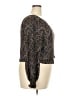 Unbranded Gray Black Long Sleeve Blouse Size XXL (estimated) - photo 4