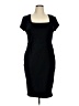 Shape FX Solid Black Cocktail Dress Size 16 - photo 1