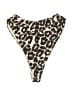 Unbranded Animal Print Gold Black Swimsuit Bottoms Size M - photo 1