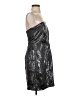 Shoshanna Metallic Silver Cocktail Dress Size 4 - photo 4