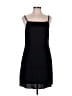 Unbranded Solid Black Casual Dress Size L - photo 1