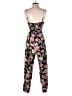 Derek Heart Floral Black Jumpsuit Size S - photo 2
