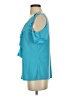 PASSPORTS Teal Sleeveless Blouse Size S - photo 5