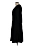 Apt. 9 Solid Black Casual Dress Size L - photo 5