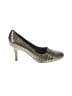 Alex Marie Animal Print Gray Green Heels Size 9 - photo 1