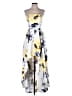 Xtraordinary Print Yellow Cocktail Dress Size 1 - photo 1
