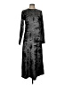 River Island 100% Polyester Black Casual Dress Size 10 - photo 1
