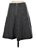 Tahari Chevron-herringbone Gray Wool Skirt Size S - photo 2