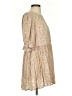 Auguste 100% Rayon Paisley Tan Casual Dress Size S - photo 4