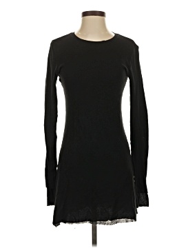 strapless open back dress Square-Neck Ribbed Knit Dress