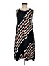 Lynn Ritchie Silver Graphic Black Casual Dress Size M - photo 1