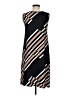 Lynn Ritchie Silver Graphic Black Casual Dress Size M - photo 2