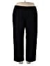 Cathy Daniels Solid Black Casual Pants Size 3X - photo 1