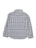Andy & Evan Checkered-gingham Blue Long Sleeve Button-Down Shirt Size 6 - photo 2
