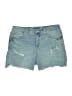 Seven7 Blue Denim Shorts Size 6 - photo 1