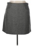 Madewell Chevron-herringbone Gray Wool Skirt Size 14 - photo 1
