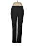 Ecru Solid Black Dress Pants Size 10 - photo 1