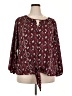 West Kei 100% Polyester Burgundy 3/4 Sleeve Blouse Size XXL - photo 1