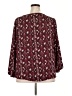 West Kei 100% Polyester Burgundy 3/4 Sleeve Blouse Size XXL - photo 2