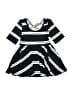 Dot Dot Smile Stripes Black Dress Size 6-12 mo - photo 2