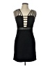Assorted Brands 100% Polyester Black Cocktail Dress Size L - photo 1