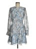 Amelia Rose Paisley Blue Cocktail Dress Size 8 - photo 1