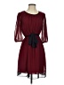 En Focus Studio 100% Polyester Burgundy Cocktail Dress Size 4 - photo 1