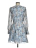 Amelia Rose Paisley Blue Cocktail Dress Size 8 - photo 2