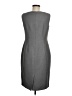 Kasper 100% Polyester Solid Gray Casual Dress Size 6 - photo 2