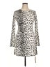 Reformation Animal Print Ivory Cocktail Dress Size XL - photo 1