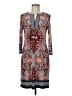 Studio One Paisley Brown Casual Dress Size M - photo 1