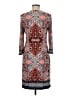 Studio One Paisley Brown Casual Dress Size M - photo 2