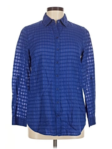 Unbranded Long Sleeve Button-Down Shirt (view 1)