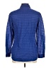 Unbranded 100% Cotton Houndstooth Blue Long Sleeve Button-Down Shirt Size Med - photo 2