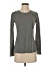 Nike 100% Polyester Gray Long Sleeve T-Shirt Size S - photo 1