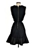Three Floor Chevron-herringbone Black Cocktail Dress Size 2 - photo 2
