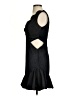 Three Floor Chevron-herringbone Black Cocktail Dress Size 2 - photo 5