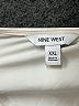 Nine West 100% Polyester White Sleeveless Blouse Size XXL - photo 7