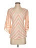 Drew 100% Polyester Orange 3/4 Sleeve Blouse Size XS - photo 1