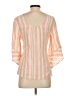 Drew 100% Polyester Orange 3/4 Sleeve Blouse Size XS - photo 2