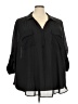 Torrid 100% Polyester Black 3/4 Sleeve Blouse Size 5X Plus (5) - photo 1