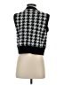 Unbranded 100% Acrylic Houndstooth Black Sweater Vest Size S - photo 2