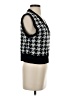 Unbranded 100% Acrylic Houndstooth Black Sweater Vest Size S - photo 4